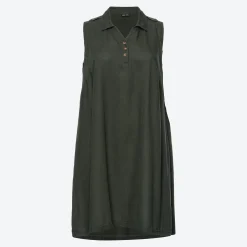 Damen NKD Damen-Kleid mit Polo-Kragen, große Größen