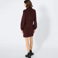 Damen NKD Damen-Kleid mit Rollkragen