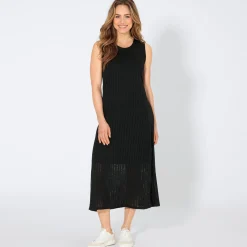 Damen NKD Damen-Kleid mit Rundhalsausschnitt