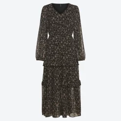 Damen NKD Damen-Kleid mit V-Ausschnitt