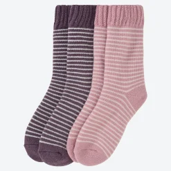 Damen NKD Damen-Kuschelsocken, 2er-Pack