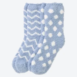 Damen NKD Damen-Kuschelsocken mit Muster, 2er-Pack