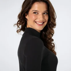 Damen NKD Damen-Langarmshirt aus Rippstrick