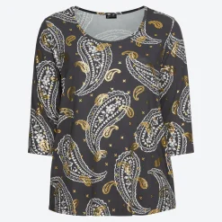 Damen NKD Damen-Langarmshirt mit 3/4 Arm, große Größen