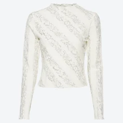Damen NKD Damen-Langarmshirt mit asymmetrischer Spitze
