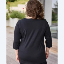 Damen NKD Damen-Langarmshirt mit Druck, große Größen
