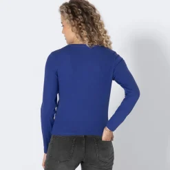 Damen NKD Damen-Langarmshirt mit hohem Baumwollanteil