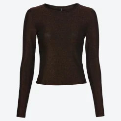 Damen NKD Damen-Langarmshirt mit Lurex