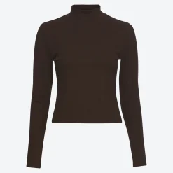 Damen NKD Damen-Langarmshirt mit Stehkragen