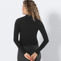 Damen NKD Damen-Langarmshirt mit Stehkragen