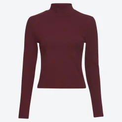 Damen NKD Damen-Langarmshirt mit Stehkragen