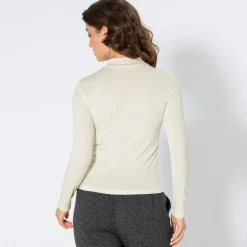 Damen NKD Damen-Langarmshirt mit Struktur