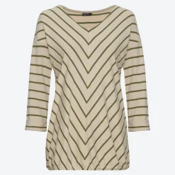 Damen NKD Damen-Langarmshirt mit Streifen-Design