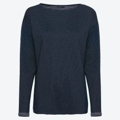 Damen NKD Damen-Langarmshirt mit U-Boot-Halsausschnitt