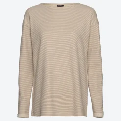 Damen NKD Damen-Langarmshirt mit U-Boot-Halsausschnitt