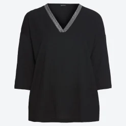 Damen NKD Damen-Langarmshirt mit V-Ausschnitt, große Größen