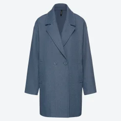 Damen NKD Damen-Langjacke in Twill-Optik