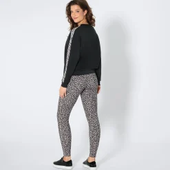 Damen NKD Damen-Leggings mit Leo-Print