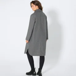 Damen NKD Damen-Mantel mit Knopfleiste