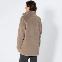 Damen NKD Damen-Mantel mit Streifendesign