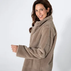 Damen NKD Damen-Mantel mit Streifendesign