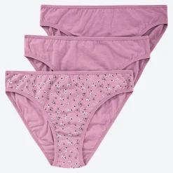 Damen NKD Damen-Minislip aus Baumwolle, 3er-Pack