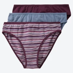 Damen NKD Damen-Minislip aus Baumwolle, 3er-Pack