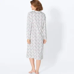 Damen NKD Damen-Nachthemd mit Allover-Print