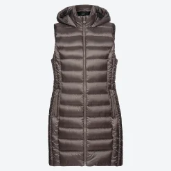 Damen NKD Damen-Outdoor-Langweste in glänzendem Design