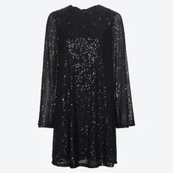 Damen NKD Damen-Paillettenkleid mit Satin-Schleife