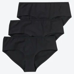 Damen NKD Damen-Panty mit hohem Baumwoll-Anteil, 3er-Pack