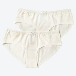 Damen NKD Damen-Panty mit Spitze, 2er-Pack