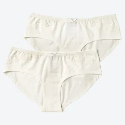 Damen NKD Damen-Panty mit Spitze, 2er-Pack
