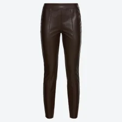 Damen NKD Damen-PU-Leggings mit Ziernaht