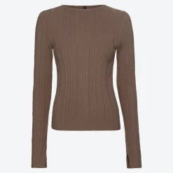 Damen NKD Damen-Pullover aus Rippstrick
