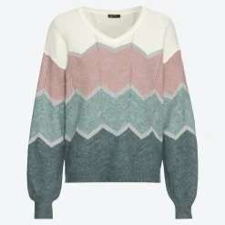 Damen NKD Damen-Pullover mit Glitzerfäden