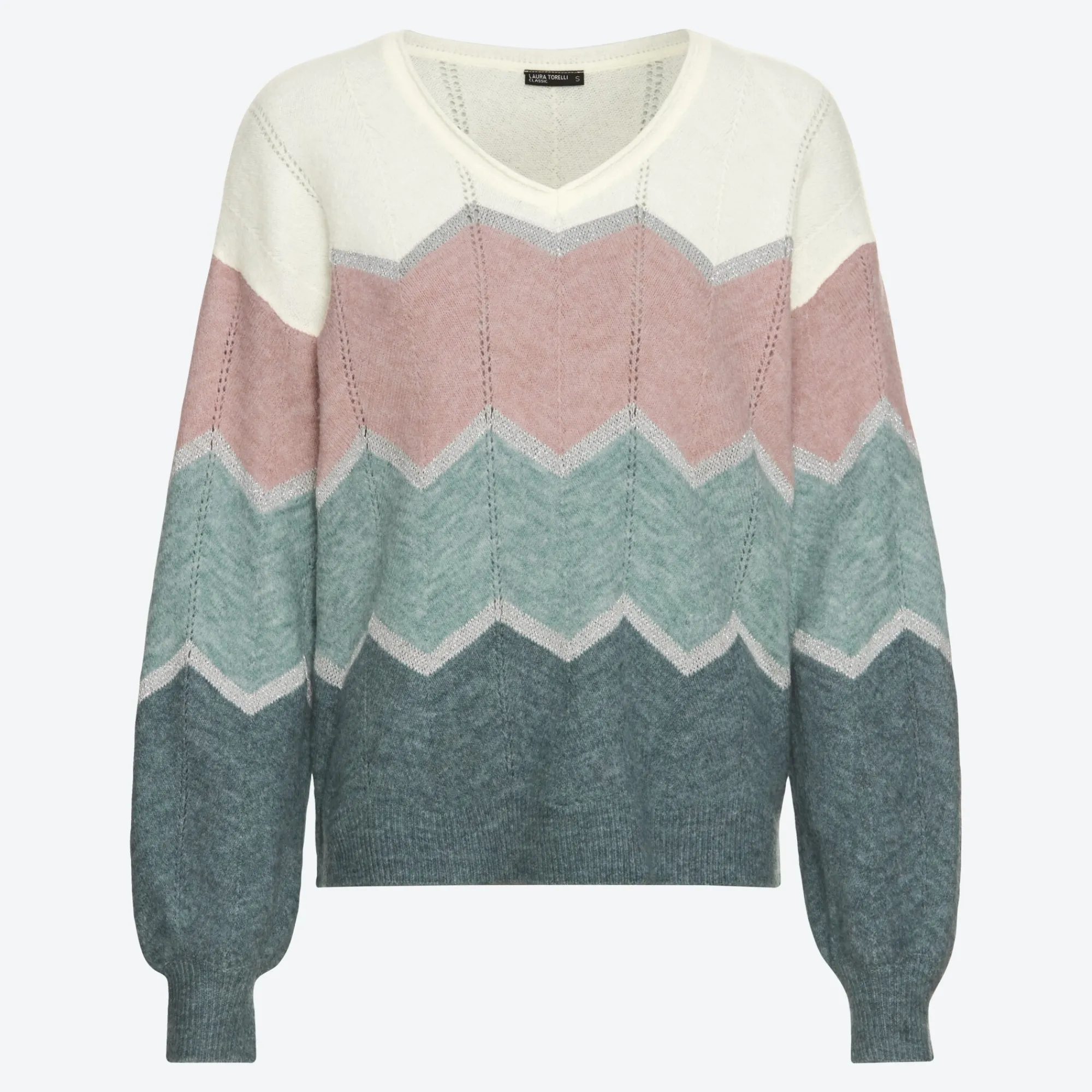 Damen NKD Damen-Pullover mit Glitzerfäden
