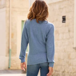 Damen NKD Damen-Pullover mit Jaquardstruktur