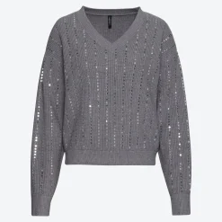 Damen NKD Damen-Pullover mit Pailletten