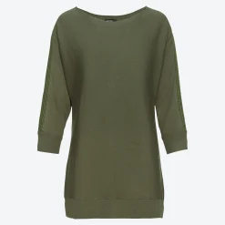 Damen NKD Damen-Pullover mit Spitze am Ärmel