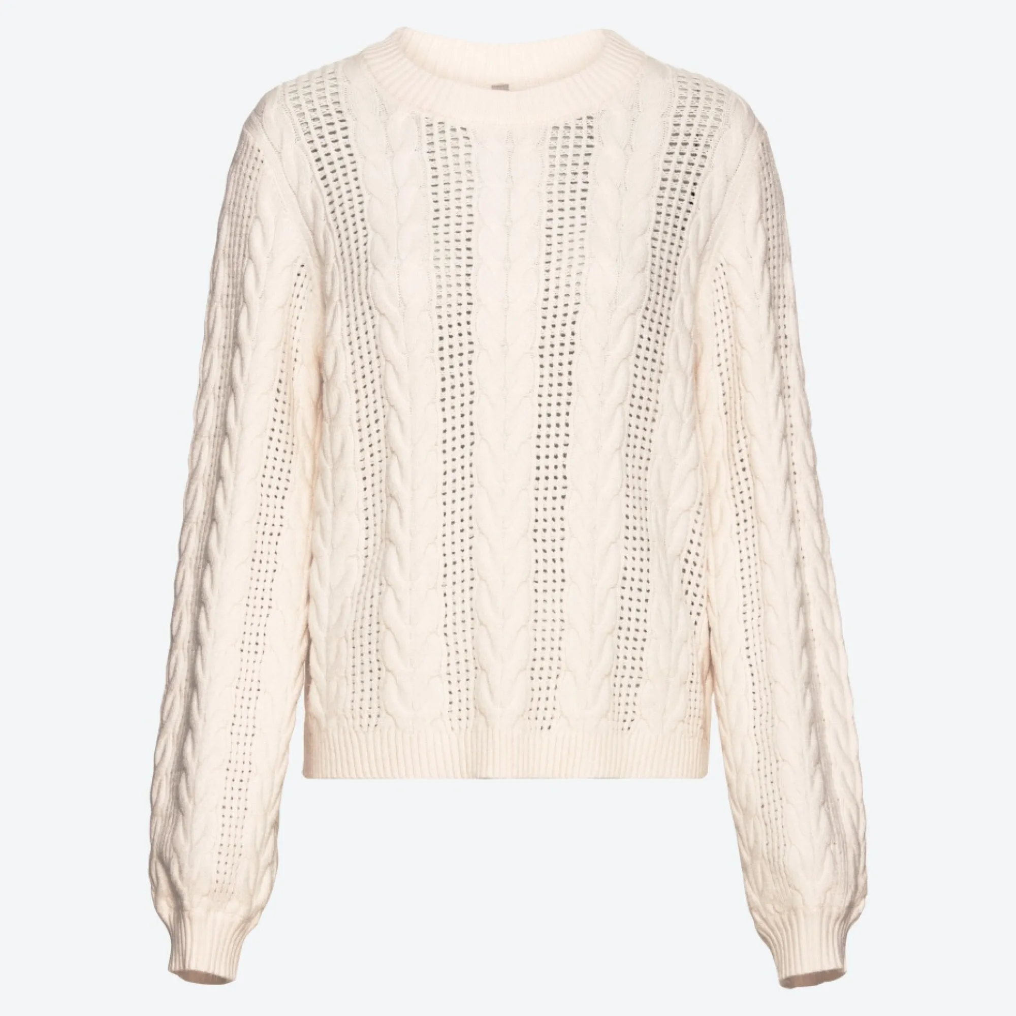 Damen NKD Damen-Pullover mit Zopfstrickmuster