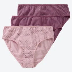 Damen NKD Damen-Rioslip aus Baumwolle, 3er-Pack