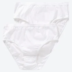 Damen NKD Damen-Rioslip hohem Baumwollanteil, 2er-Pack