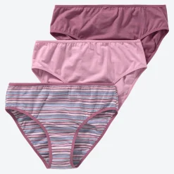 Damen NKD Damen-Rioslip in Rosa, 3er-Pack
