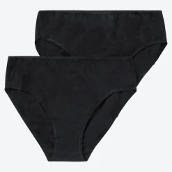 Damen NKD Damen-Rioslip mit hohem Baumwoll-Anteil, 2er-Pack