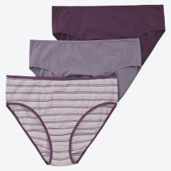 Damen NKD Damen-Rioslip mit hohem Baumwollanteil, 3er-Pack