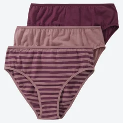 Damen NKD Damen-Rioslip mit hohem Baumwollanteil, 3er-Pack