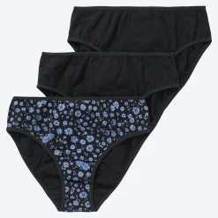 Damen NKD Damen-Rioslip mit verschiedenen Designs, 3er-Pack