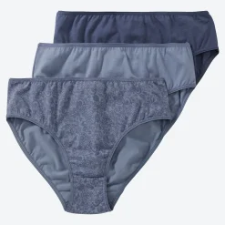 Damen NKD Damen-Rioslip mit verschiedenen Designs, 3er-Pack