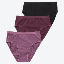 Damen NKD Damen-Rioslip mit verschiedenen Farben, 3er-Pack